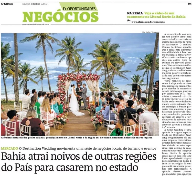 Reportagem no Jornal A Tarde com nossos diferenciais